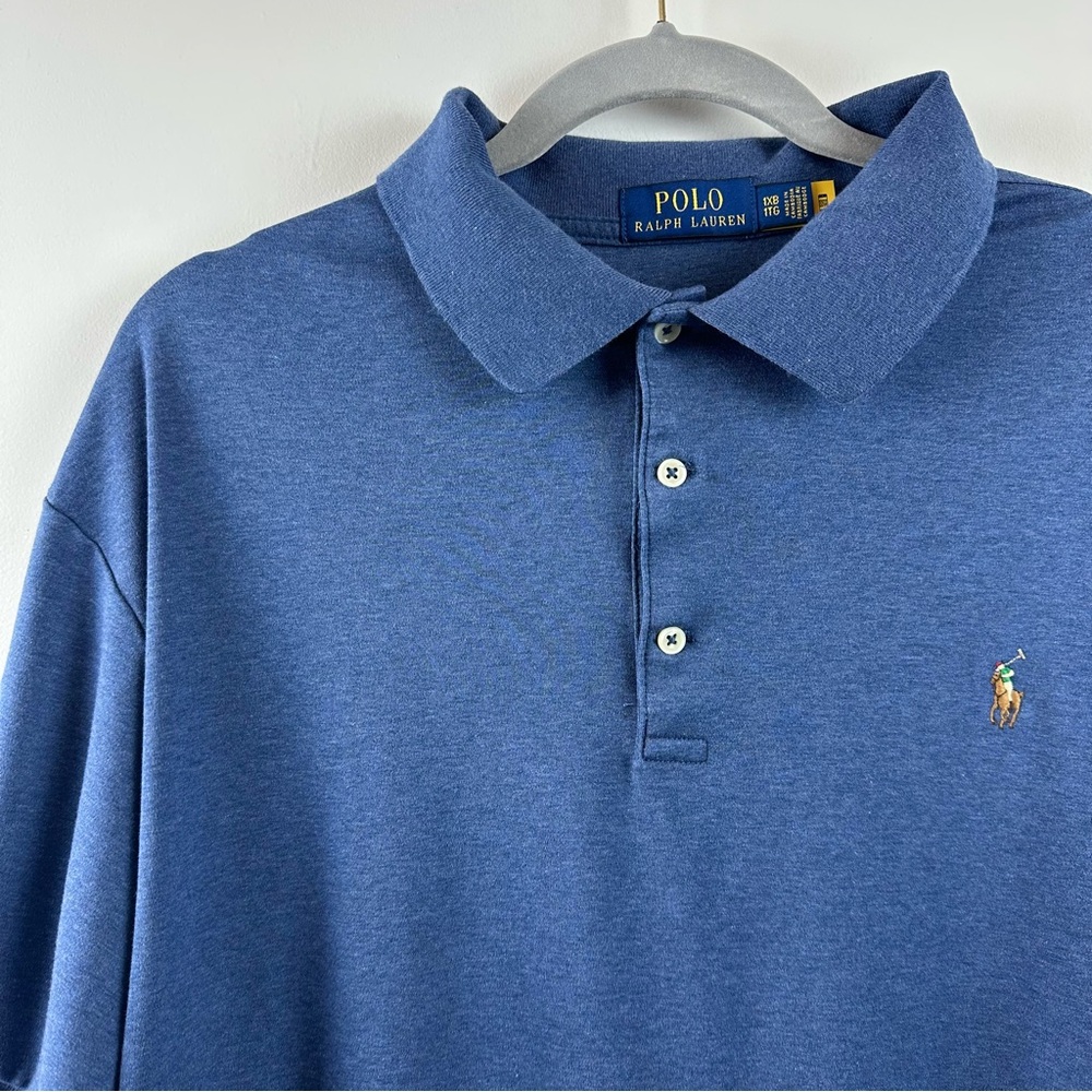 Polo Ralph Lauren PRL 1XB Blue Polo Shirt Classic Knit Design